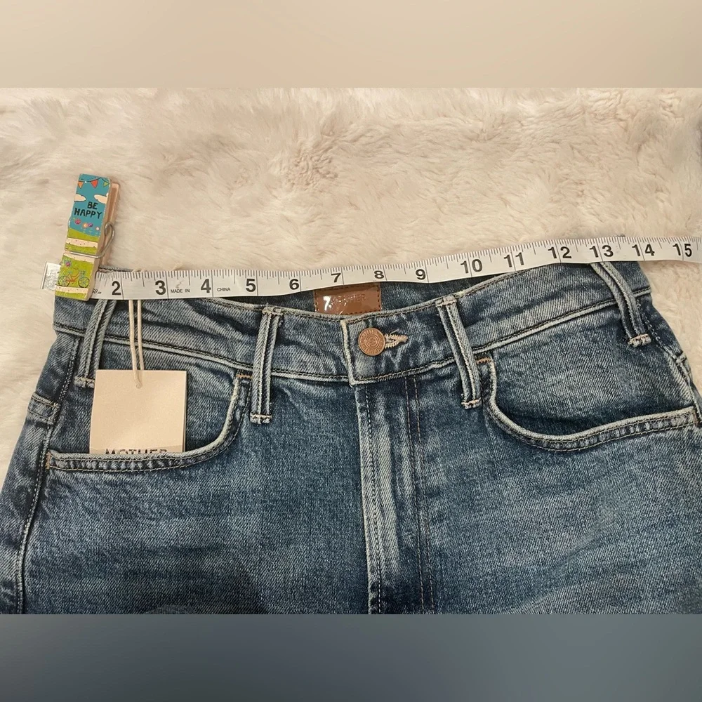 MOTHER Blue Wide Leg Flare Jeans - Picture 15 of 15